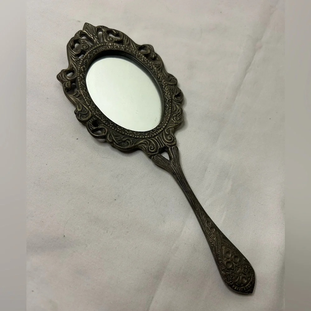 Anthropologie Silver Hand Mirror